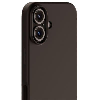 Holdit Silicone Case geschikt voor Apple iPhone 16 Plus - Zwart