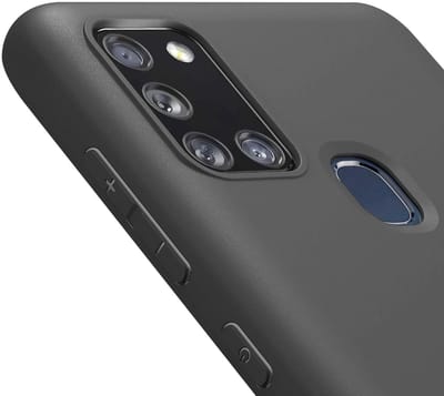Jaym, Hoesje geschikt voor Samsung Galaxy A21s - Soft Feeling, Zwart