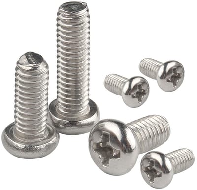 Set van 5 M8 Schroeven van Roestvrij Staal, Hoge Hardheid, Corrosiebestendig en Eenvoudig te Installeren, M8*65mm, Voor Machinebouw en Reparaties
