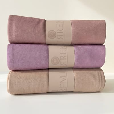 FIRASET Hurrem Collectie – 3-delige Jersey Sjaal Set - Hoofddoek - Hoofddeksel - Hijab | Zachte Lentepastels