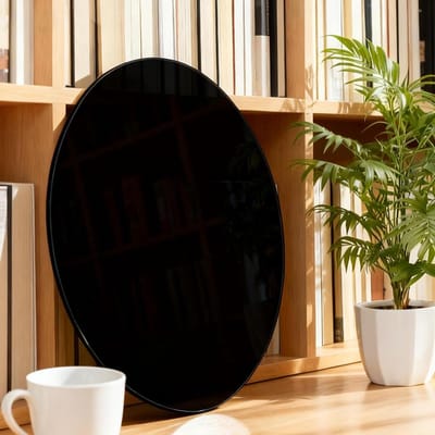 Glazen Tafelblad - Veilig Glas - Eettafel Beschermen - Hoge Impact Weerstand - 100 cm - Zwart