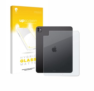 upscreen - Screenprotector voor Apple iPad Pro 13" 2025 (Achterkant) - Folie Beschermfolie Beschermglas matte