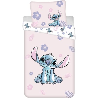 Lilo en Stitch dekbedovertrek roze 140 x 200 cm - 70 x 90 cm - katoen
