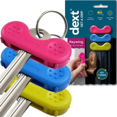 Key Wing- set 3 stuks - Sleutelhulp - Sleuteldraaihulp - Hulpmiddel - Handig en praktisch