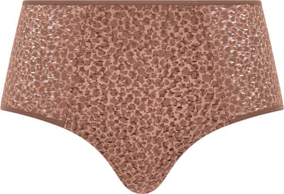 Chantelle - Easy Feel Hoge Slip Norah Wild Brown - maat 40 - Bruin