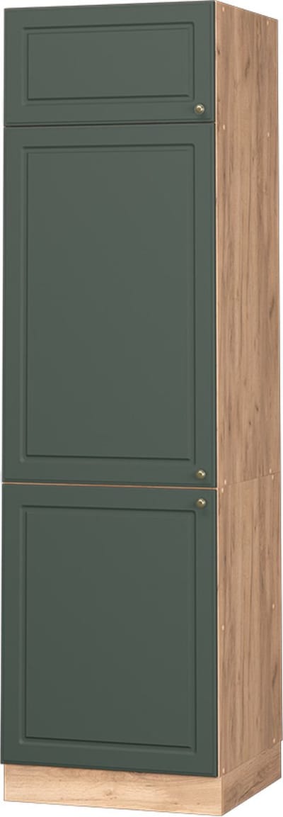 Vicco Fame-Line Koelkast ombouwkast – 60 cm Groen-Goud Landhuis