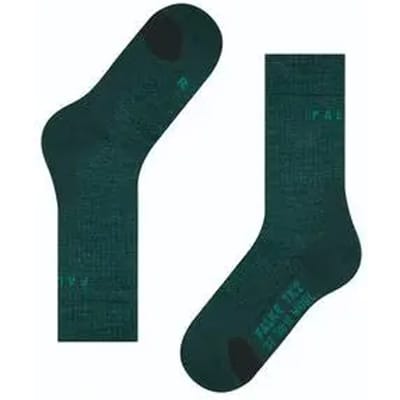 FALKE TK2 Wool Wandelsokken anti blaren, medium padding merinowol sportsokken heren groen - Maat 46-48