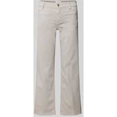 Korte jeans met persplooien en steekzakken