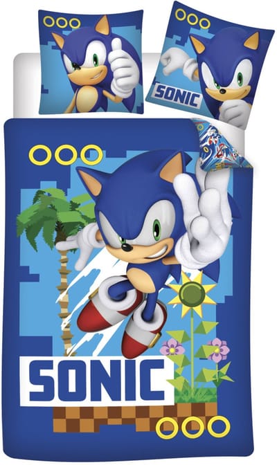 Sonic The Hedgehog - Dekbedovertrek - 140x200 Cm - 100% Katoen