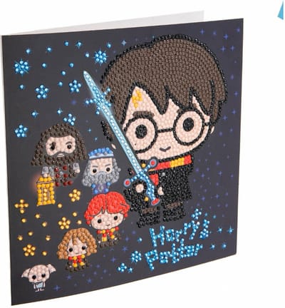 Harry Potter Family, 18x18cm Crystal Art Card