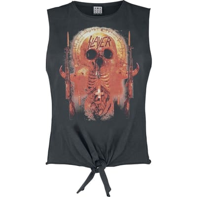 Slayer Top - Amplified Collection - Ribs - M tot XL - voor Vrouwen - actraciet