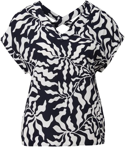 s.Oliver - female - Viscose blouse met V-halslijn