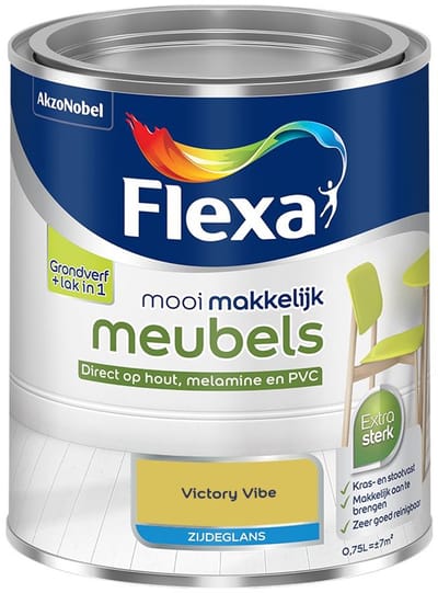 Flexa - Mooi Makkelijk Meubels Zijdeglans - Victory Vibe - Mengverf - 750 Ml