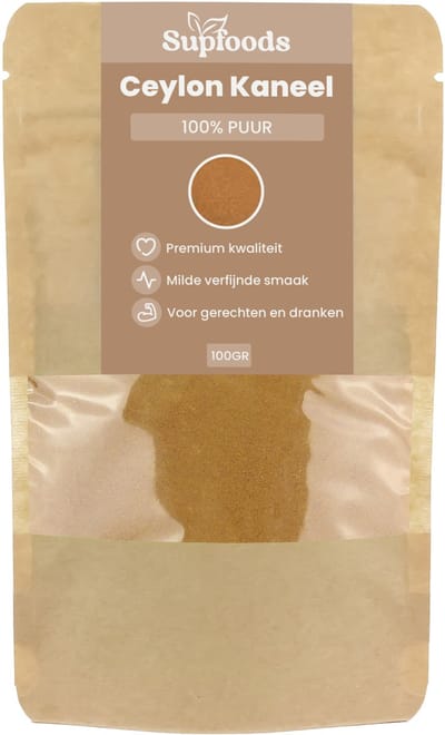 Ceylon Kaneel 100% Puur - 100gram - Ceylon Kaneel Poeder voor Zowel Zoete als Hartige gerechten
