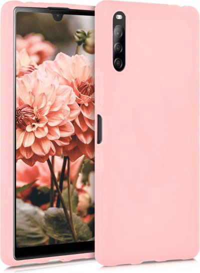 kwmobile telefoonhoesje geschikt voor Sony Xperia L4 - Hoesje voor smartphone - Back cover in mat roségoud