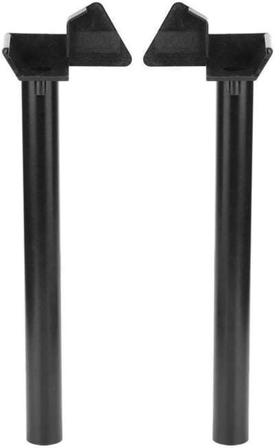 Rainwater Gutter en Water Butt Accessoires - 2 Kits voor Afvoer en Drainage, 10.2 inch Zwart