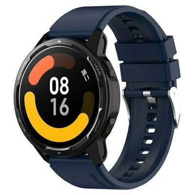 By Qubix - Siliconen sportband - Donkerblauw - geschikt voor Huawei Watch 5 - 46mm