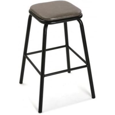 Tabouret - VERSA - LOFT - Gris - Métal - Style Industriel gris
