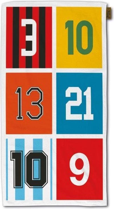 FC Kluif 'Het Rugnummer' Strandlaken - 100 x 180 cm - Handdoek