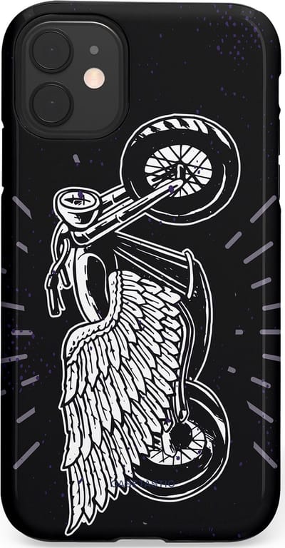 Casetastic Hoesje Geschikt voor Apple iPhone 11 - Stijlvolle Beschermende Duo-layer Case - Retro highway
