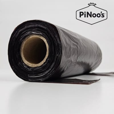 Bruine Hondenpoepzakjes 20x43 cm | 2 rollen à 200 zakken - Handvat | HDPE-plastic | 10 My - Lekvrije Hondenpoepzakjes, Kakzakjes Hondenpoep (02004312210)