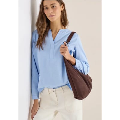 Blouse in effen kleur