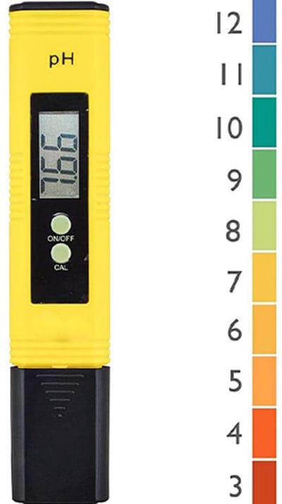 Professionele pH-meter - automatische kalibratiefunctie - drinkwater, aquaria, hydrocultuur en zwembaden.