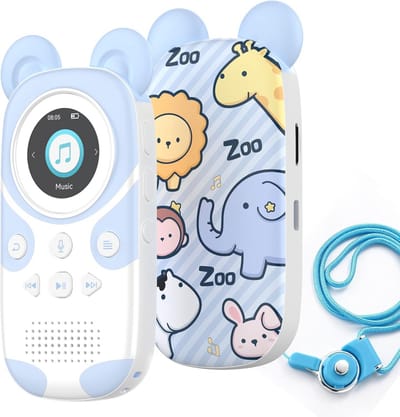 32GB Draagbare MP3 Speler voor Kinderen met Bluetooth 5.3 - Schattige Cartoon Panda