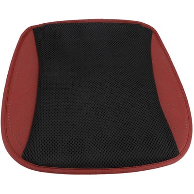Coussin de siège ventilé 8 ventilateurs Prise USB 3 vitesses Housse antidérapante amovible pour maison voiture bureau noire rouge