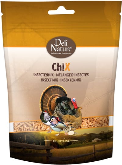 Deli Nature Chix Insectenmix - 10 x 180 gr - Voordeelverpakking