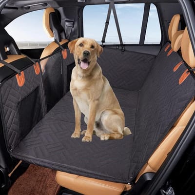 Achterbankverlenger Hond - Autobed Huisdier - Veilige Reis - Waterdicht Slijtvast - 66 x 44 x 8 cm - Zwart