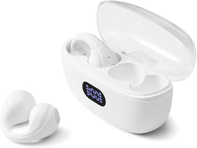 Draadloze Oorclip Hoofdtelefoon met Bluetooth 5.3 - Waterdichte Oordopjes voor Sport en Muziek - HiFi Geluid