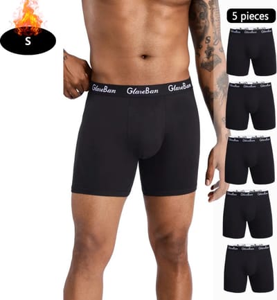 Nivard Onderbroeken Heren - Boxershort - Ondergoed - Boxer - Underwear - Mannen - 5 Pack - Zwart - S