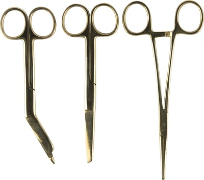 Verpleegkunde set Goud - Mast Medical – Kocher – Verbandschaar – Chirurgische Schaar - Verpleegkundige - Verpleegkunde