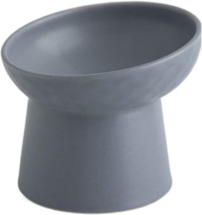 Daity 1 stuk - Keramische kattenbak - verhoogde kattenvoerbak - kattenvoerbak - geschikt voor kattenvoerhoogte 11cm