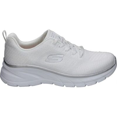 Skechers Dames Fashion Fit 2.0 Moonlight Glow Sneakers White Silver