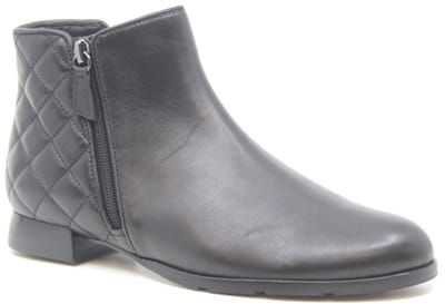 Hassia Madeira Enkellaarsjes - Enkelboots met rits - Dames - Zwart - Maat 38