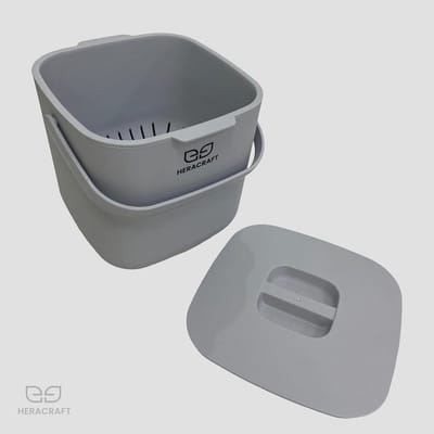 Efficiënte 7L Compostbak voor Appartement - Geurloze Voedselafvalbak voor Keuken