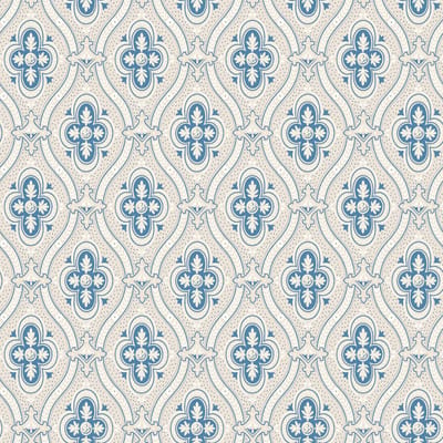 Boråstapeter Vliesbehang 4527 - Anno - Klassiek Blauw - 53cm x 10.05m