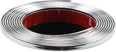 Zelfklevende Universele Chrome Sierstrip 5 Meter - Zilveren Decoratie voor Auto, Motor en Meer