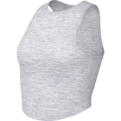 Geribde, getailleerde damestanktop Nike Essentials