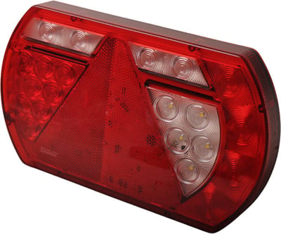 Lucidity achterlicht rechts 236x140x24,3 mm - extra smal - eenvoudig aan te sluiten met Aspöck connectoren