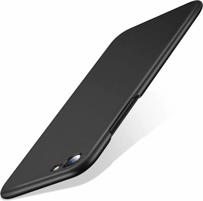 ShieldCase Ultra thin hoesje geschikt voor Apple iPhone 8 Plus case - hardcover - hardcase - stevig hoesje - optimale bescherming - zwart