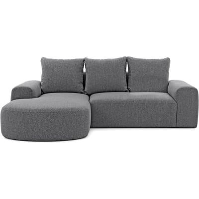 Hoekbank Arrezzo links bouclé | NADUVI Collection