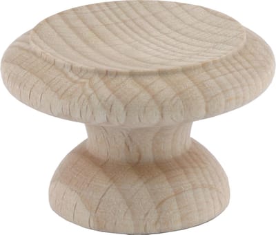 Starx Knop rond - hol - 40mm - beuken