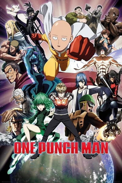 One Punch Man Karakters Poster 61x91.5cm