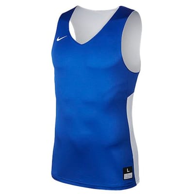Nike Omkeerbaar Mouwloos Ademend Basketbalvest Heren Top Blauw 867767-494 M blue