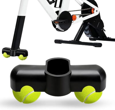 Rocker Plate Voetadapter voor Indoor Fietsen, Stabiele Snap Voetadapter voor Zwift Rit met 2 Tennisballen, Ondersteuning voor Indoor Trainers en Training Workouts
