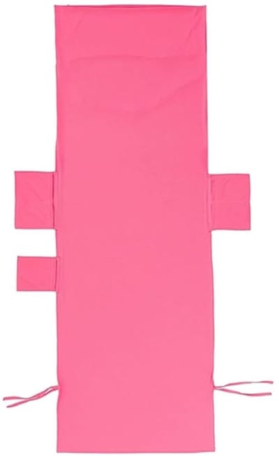 Strandstoelhoes Handdoek Ligstoel Rood Strand Met Tas Zomervakantie Accessoires Voor Ligstoel Zwembad Snel Drogende Reishanddoek (210x75cm)