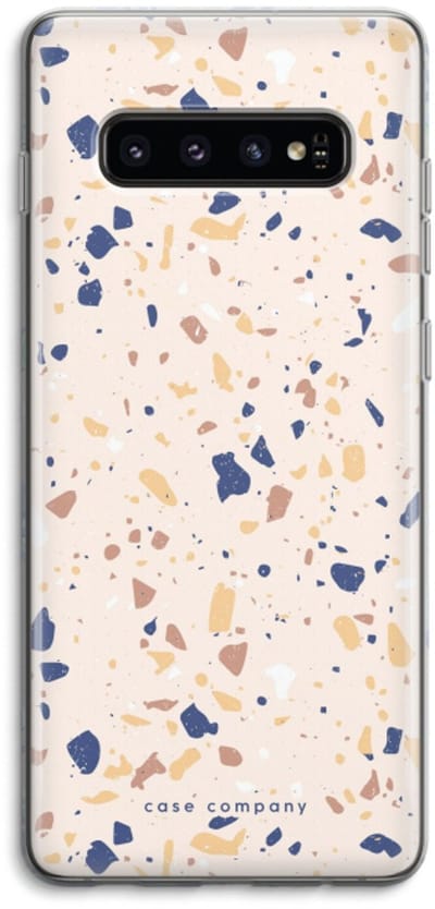 Case Company® - Hoesje geschikt voor Samsung Galaxy S10 4G hoesje - Terrazzo N°23 - Soft Cover Telefoonhoesje - Bescherming aan alle Kanten en Schermrand